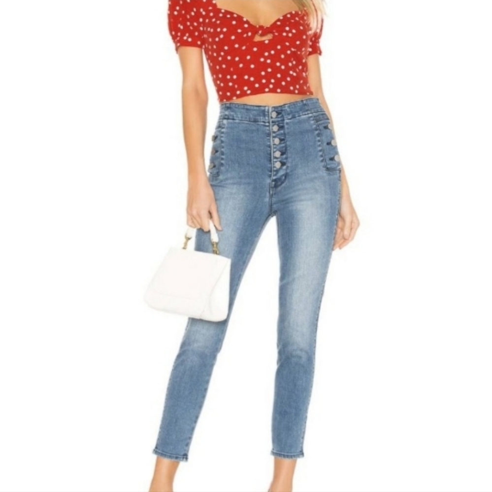 J Brand Natasha High‎ Rise Jeans in Amplify Size 26